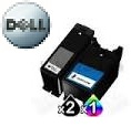 Dell 3 Combo Packs Original Dell Series 15 Black Color Printers